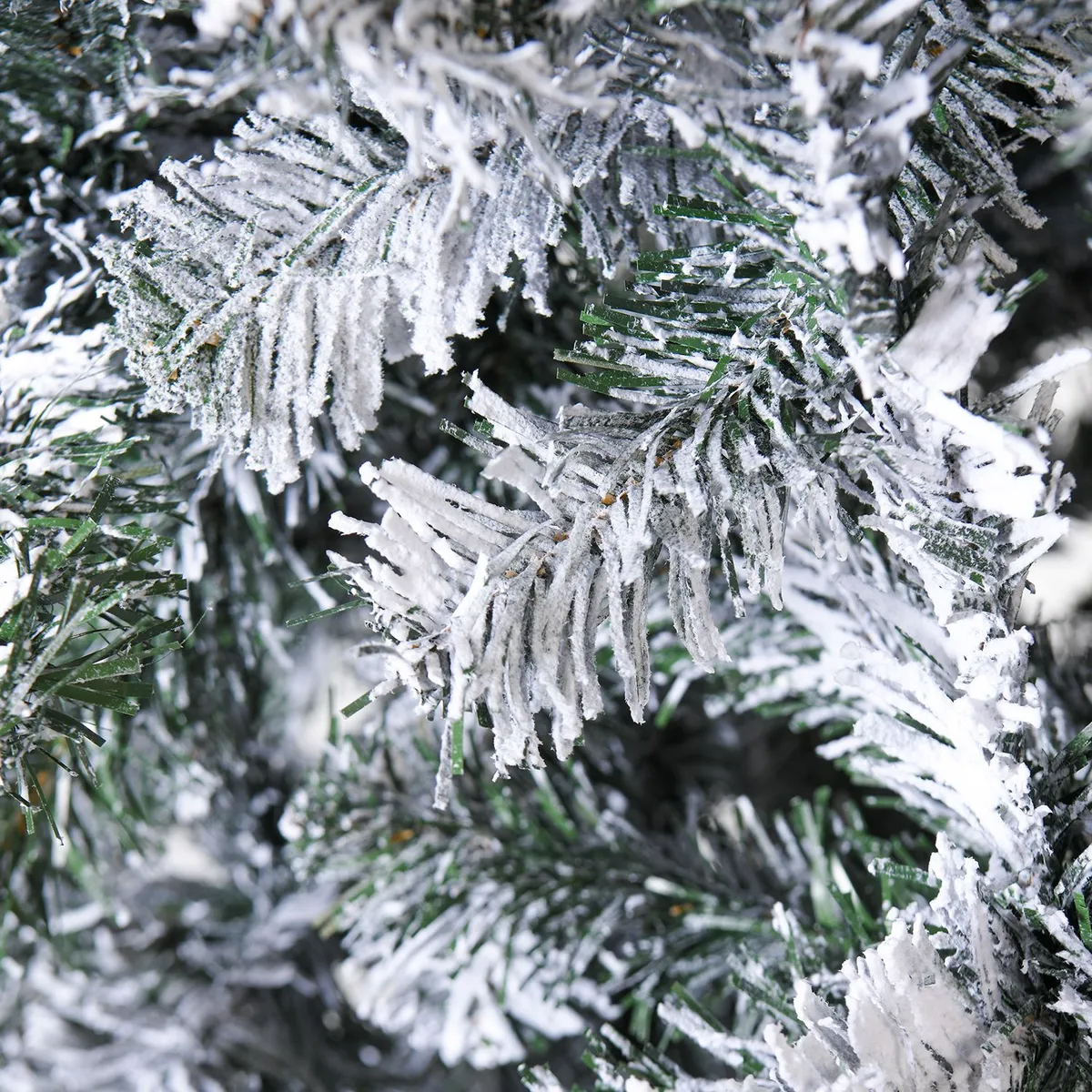 MICA - Árbol de Navidad: 225 cm Blanco 732 ramas