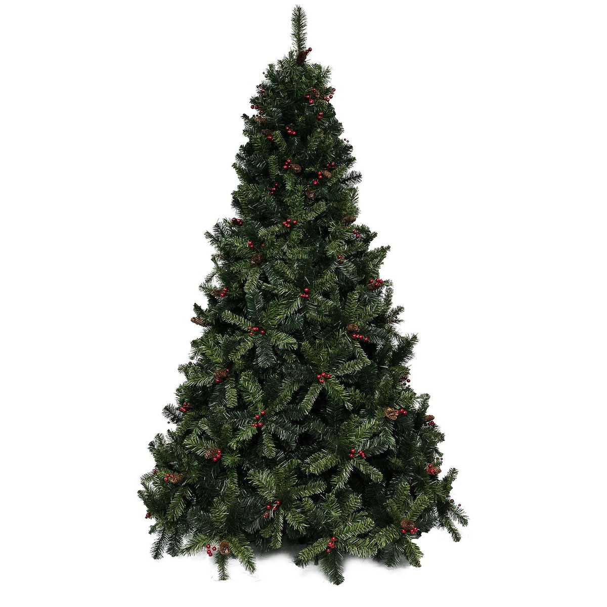 MICA - Árbol de Navidad: 200 cm Verde 1252 ramas