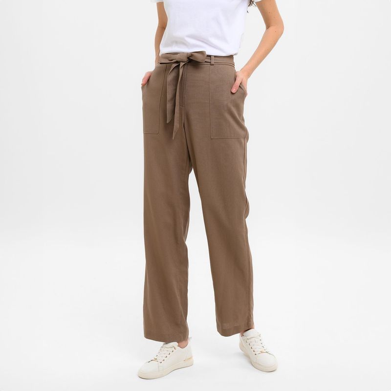 SOUTHLAND - Pantalón Recto para Mujer Tiro medio Southland