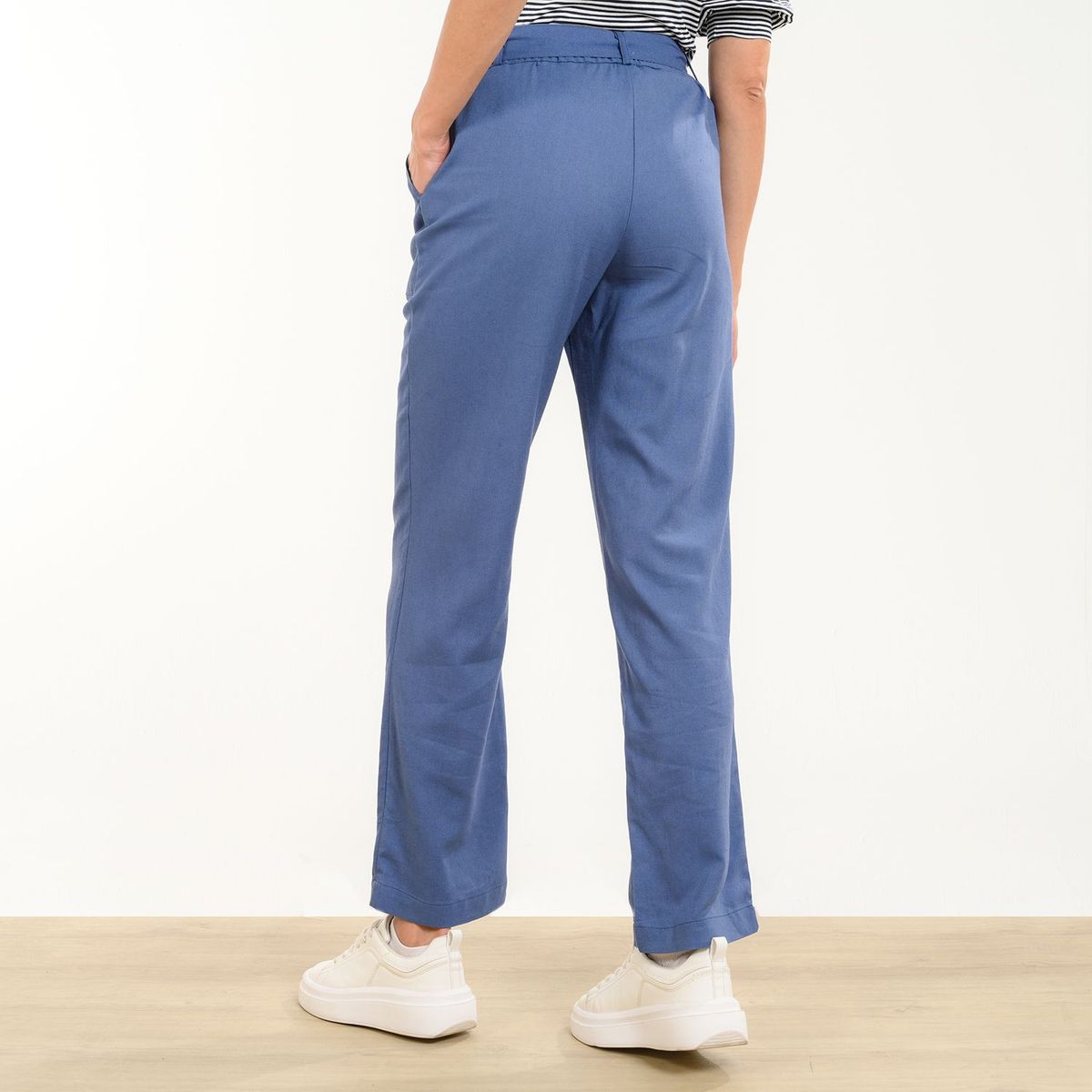 SOUTHLAND - Pantalón Recto para Mujer Tiro medio Southland