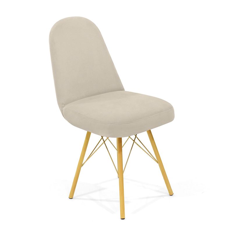 MICA - Silla de Comedor Moderna en Poliéster Verde (Incluye 1 Silla) Mica