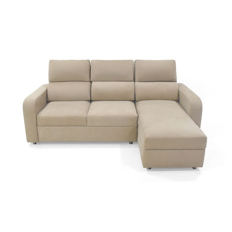 MICA - Sofá en L Izquierdo Poliéster Bermeo - Mueble
