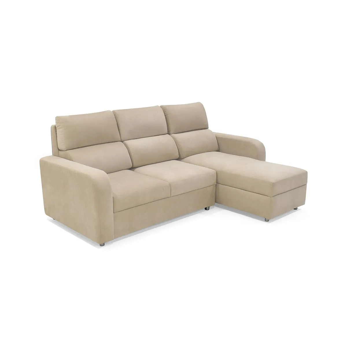 MICA - Sofá en L Izquierdo Poliéster Bermeo - Mueble