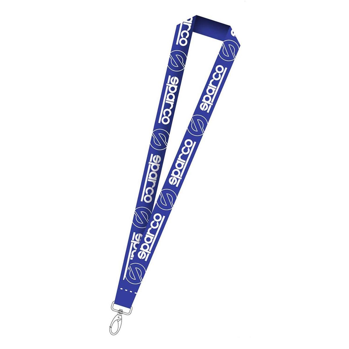 SPARCO - Lanyard Acollador Llavero Cordón Seguridad Llaves Sparco