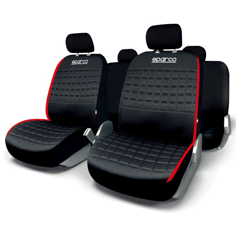 SPARCO - Set Completo Fundas Asiento De Carro, Forros Sillas Sparco