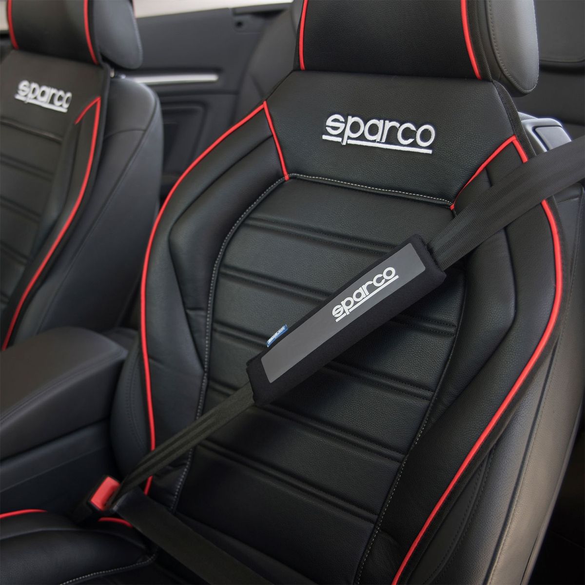 SPARCO - Cubre Cinturón de Seguridad para Carro Sparco Spc1202