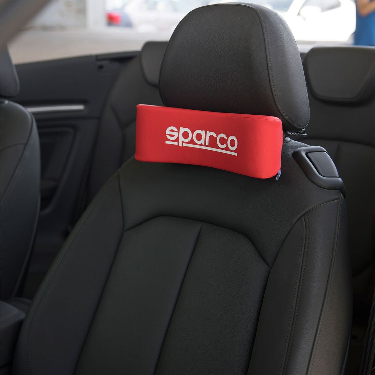 SPARCO - Almohadilla Respaldo - Almohada Cuello Negro Sparco Spc4007