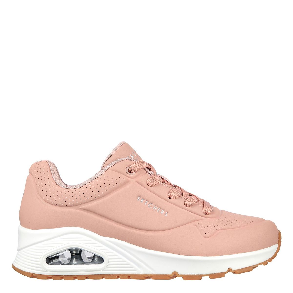 SKECHERS - Tenis Skechers Mujer - Zapatos Skechers Dama. Tenis rosados cómodos Skechers para mujer. Zapatillas moda Uno