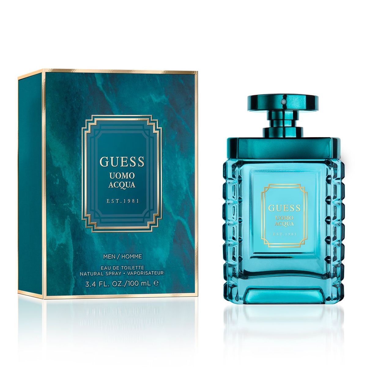 GUESS - Perfume Hombre Guess Uomo Acqua 100 ml Eau de toilette 