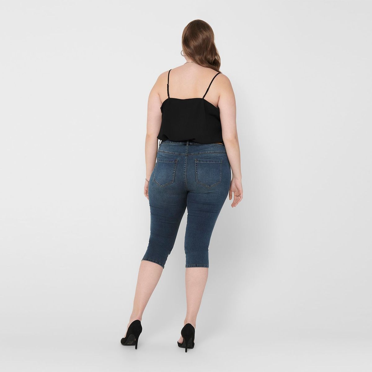 CARMAKOMA - Jean Skinny para Mujer Tiro medio de Algodón CARMAKOMA