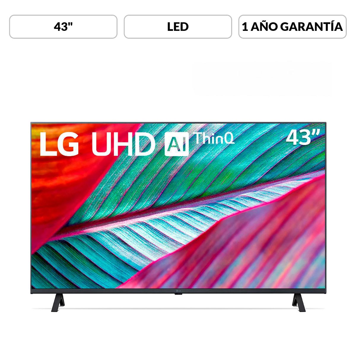 LG - Televisor LG LED | 43 pulgadas 4K Ultra HD | Smart TV 