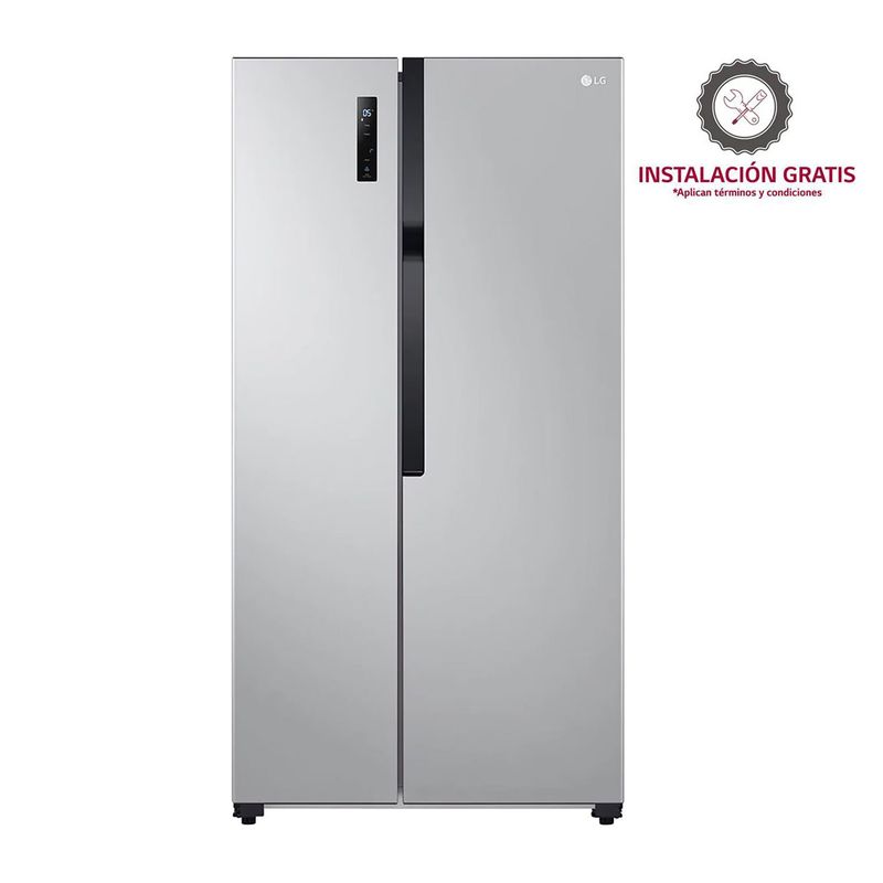 LG - Nevecón LG Side by Side No Frost 519 lt Platinum Silver GS51BPP
