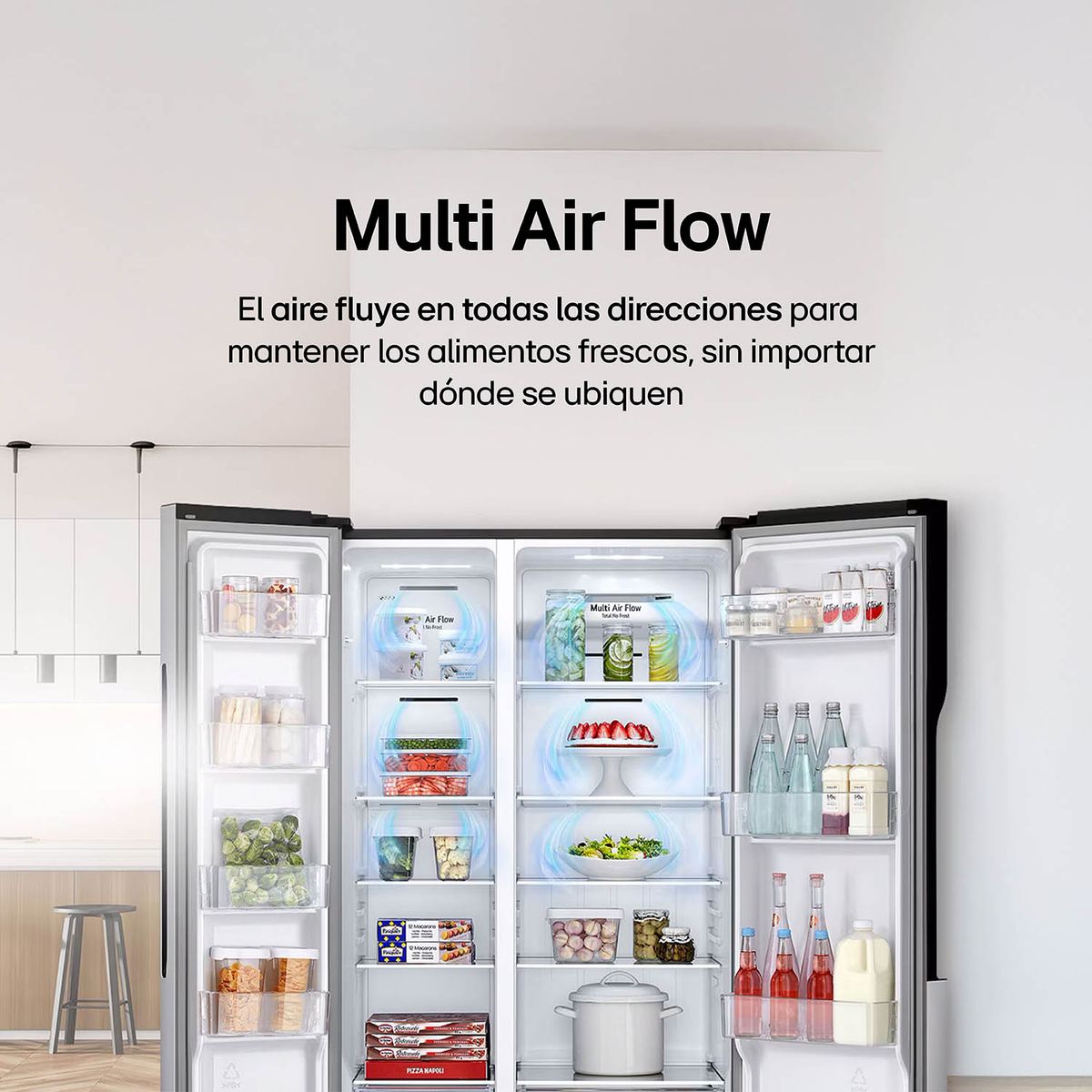 LG - Nevecón Side by Side LG 519 lt Netos GS51BPP