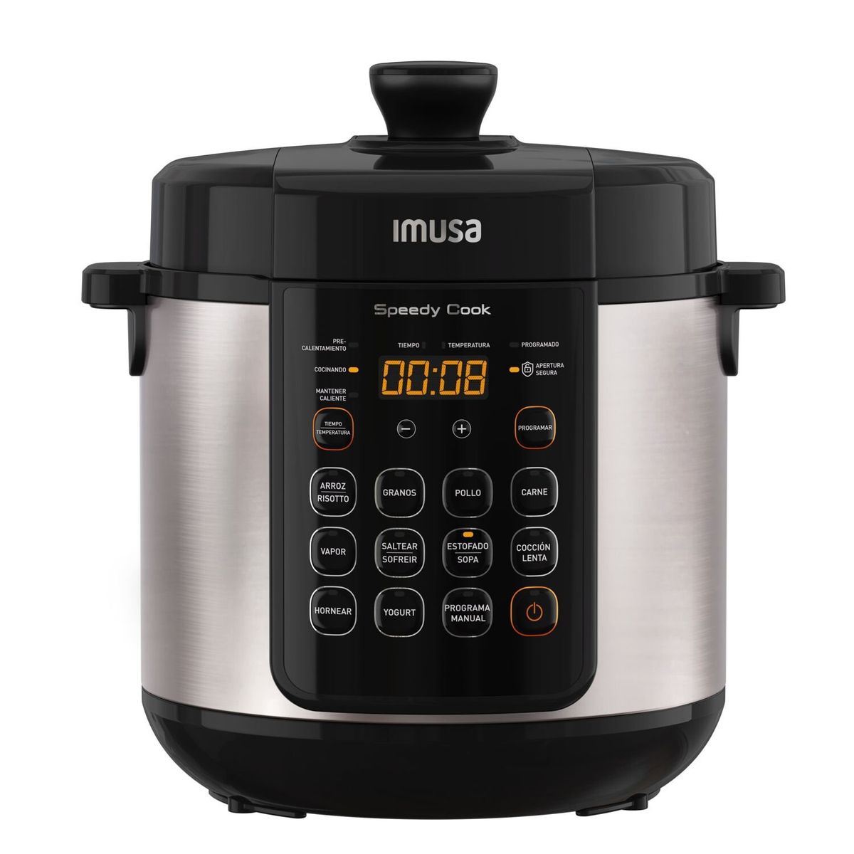 IMUSA - Olla a presión Imusa Acero inoxidable 5 lt