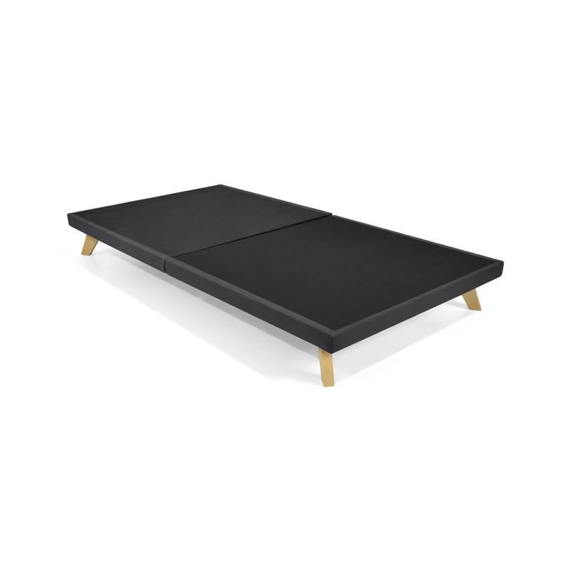 MICA - Base Cama Dividida Tamaño Sencilla en Madera, 100 x 190 cm Mica
