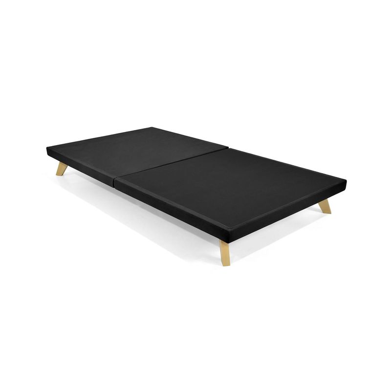 MICA - Base Cama Dividida Tamaño Sencilla en Madera, 100 x 190 cm Mica