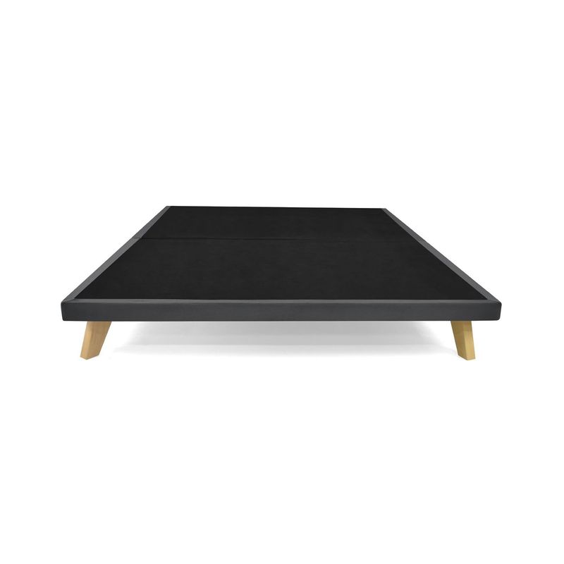 MICA - Base Cama Dividida Tamaño Doble en Madera, 140 x 190 cm Mica