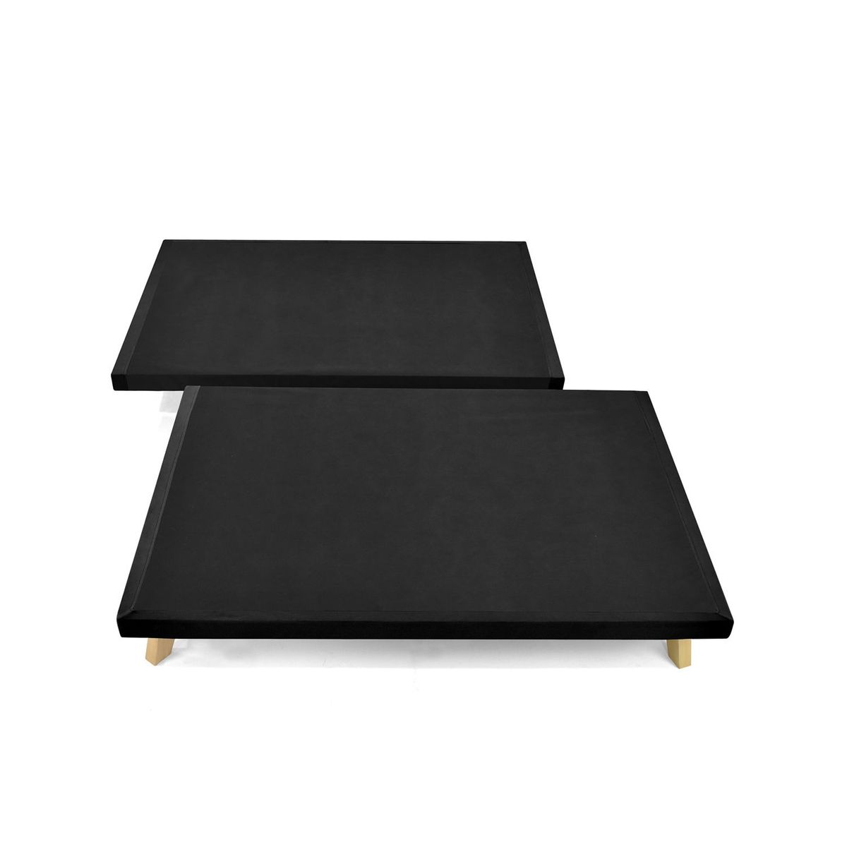 MICA - Base Cama Dividida Tamaño Doble en Madera, 140 x 190 cm Mica