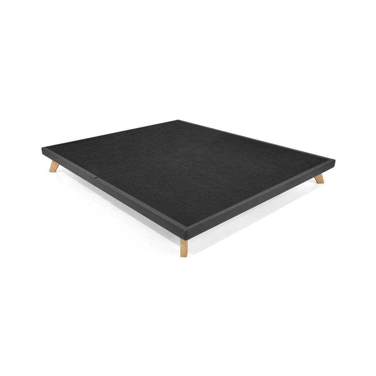 MICA - Base Cama Dividida Tamaño Queen en Madera, 160 x 190 cm Mica