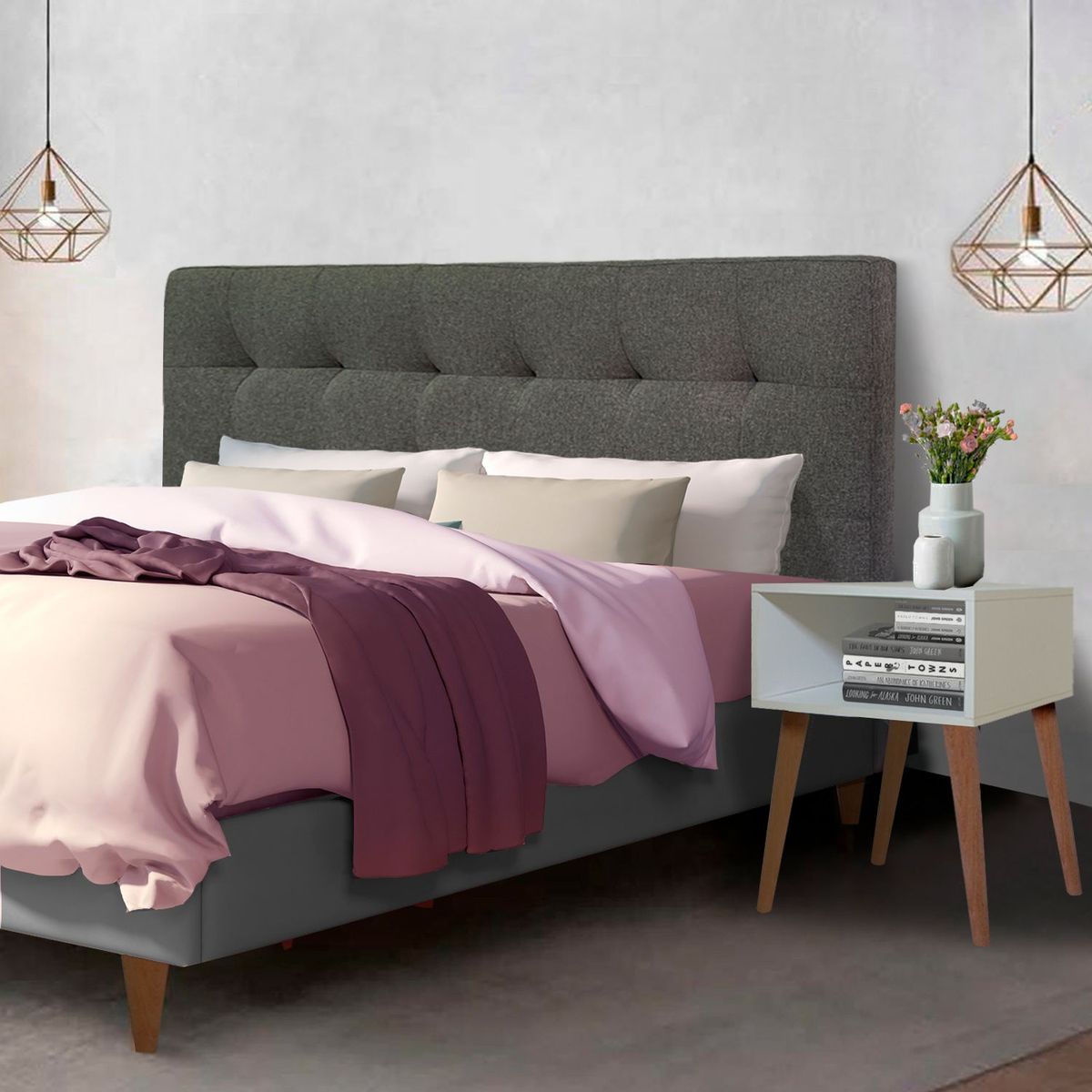 DKO DESIGN - Cabecero para Cama Doble Moderno en Madera 60 x 140 cm DKO Design