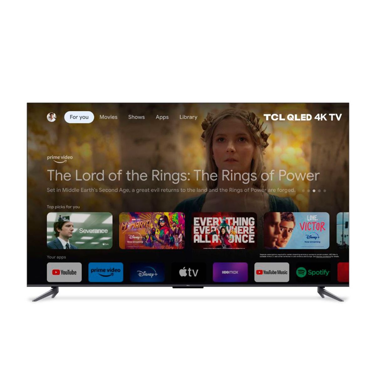 TCL - Televisor TCL 55 pulgadas QLED 4K Ultra HD Smart TV
