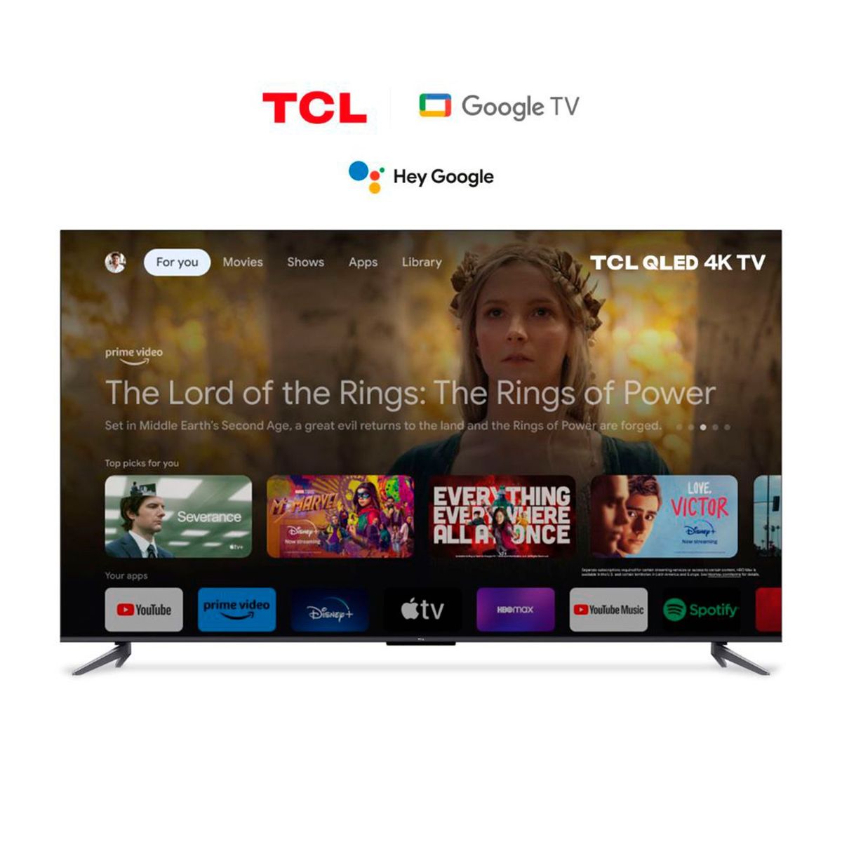 TCL - Televisor TCL 55 pulgadas QLED 4K Ultra HD Smart TV