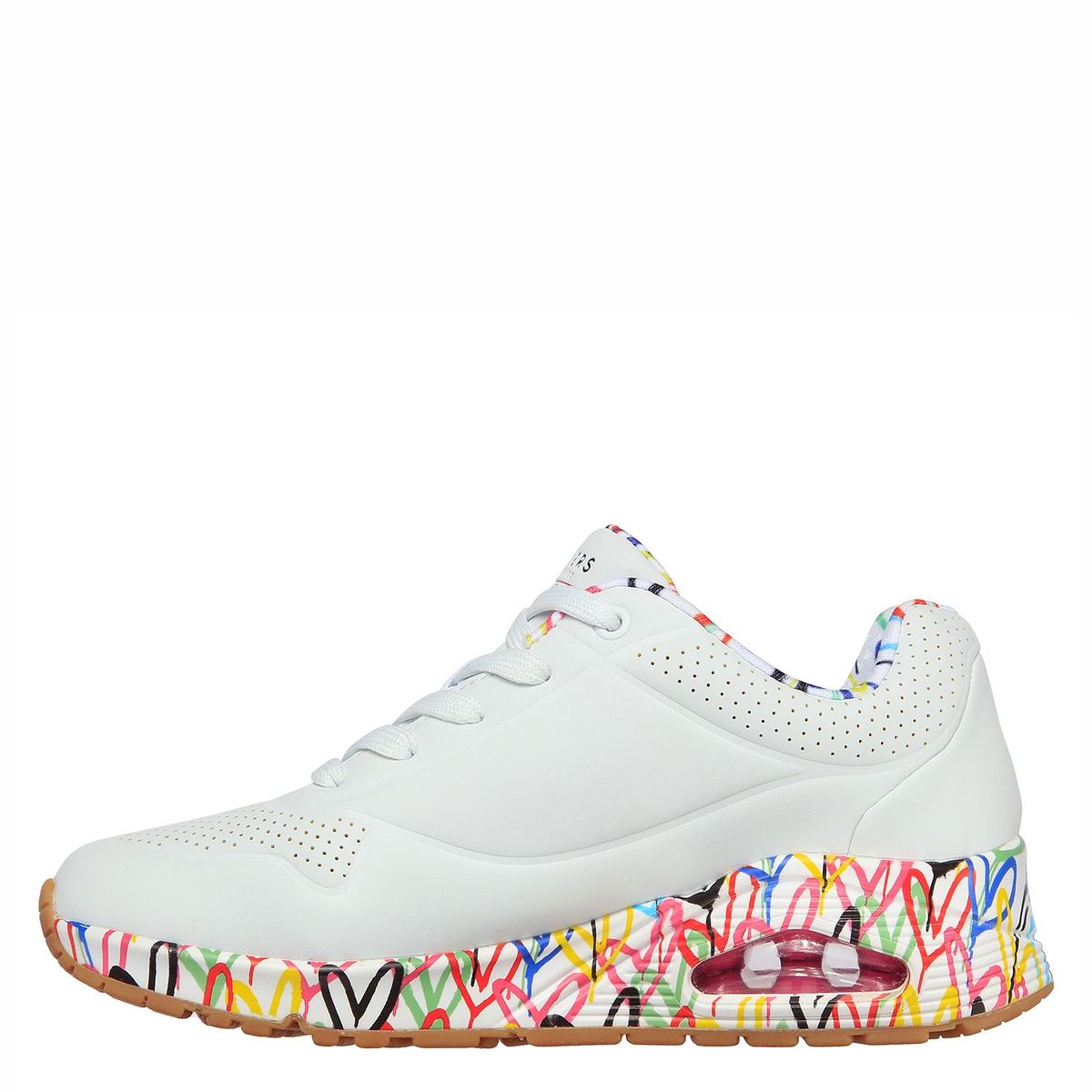 SKECHERS - Tenis Skechers Mujer - Zapatos Skechers Dama. Tenis blancos cómodos Skechers para mujer. Zapatillas moda Uno