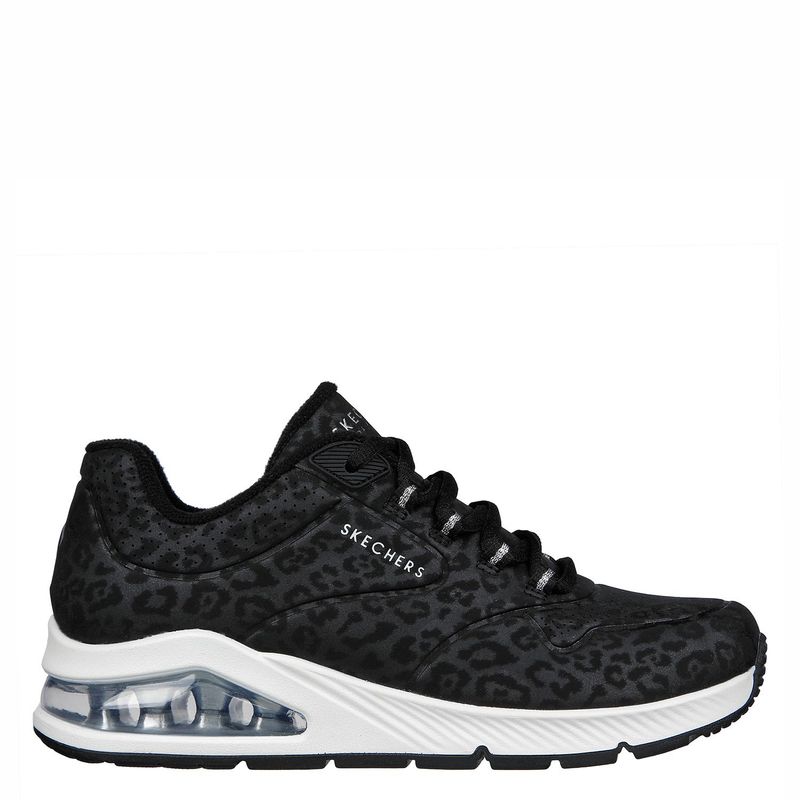 SKECHERS - Tenis Skechers Mujer - Zapatos Skechers Dama. Tenis negros cómodos Skechers para mujer. Zapatillas moda Uno 2