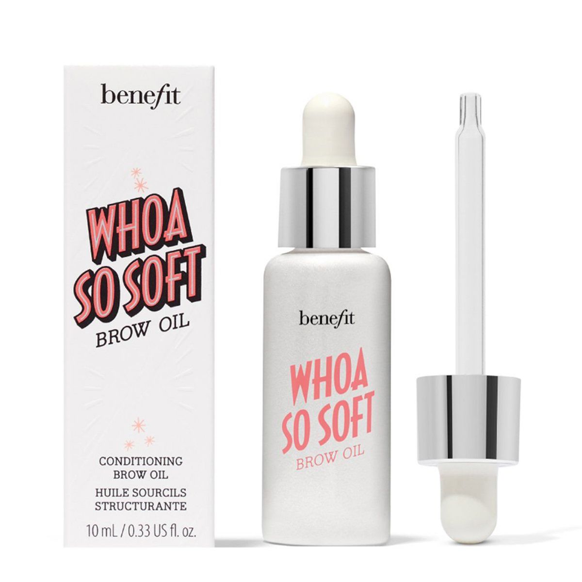 BENEFIT - Aceite para cejas Whoa So Soft, tratamiento Benefit 10 ml