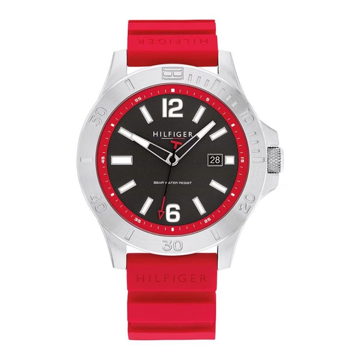 TOMMY HILFIGER - Reloj Tommy Hilfiger para Hombre 1710540 . Reloj Análogo Resina Rojo