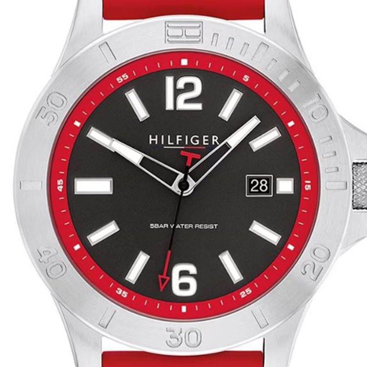TOMMY HILFIGER - Reloj Tommy Hilfiger para Hombre 1710540 . Reloj Análogo Resina Rojo