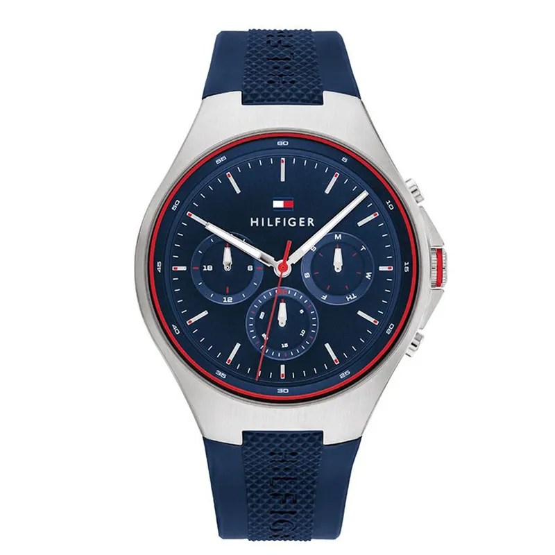 TOMMY HILFIGER - Reloj Tommy Hilfiger para Hombre 1792057 . Reloj Análogo Silicona Azul