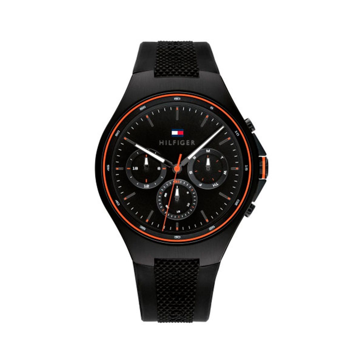 TOMMY HILFIGER - Reloj Tommy Hilfiger para Hombre 1792056 . Reloj Análogo Silicona Negro