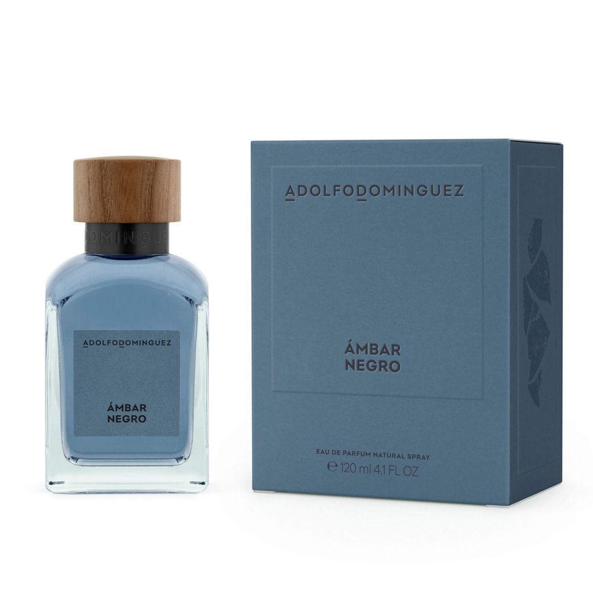 ADOLFO DOMINGUEZ - Perfume Hombre Adolfo Domínguez Ámbar Negro 120 ml Eau de parfum 