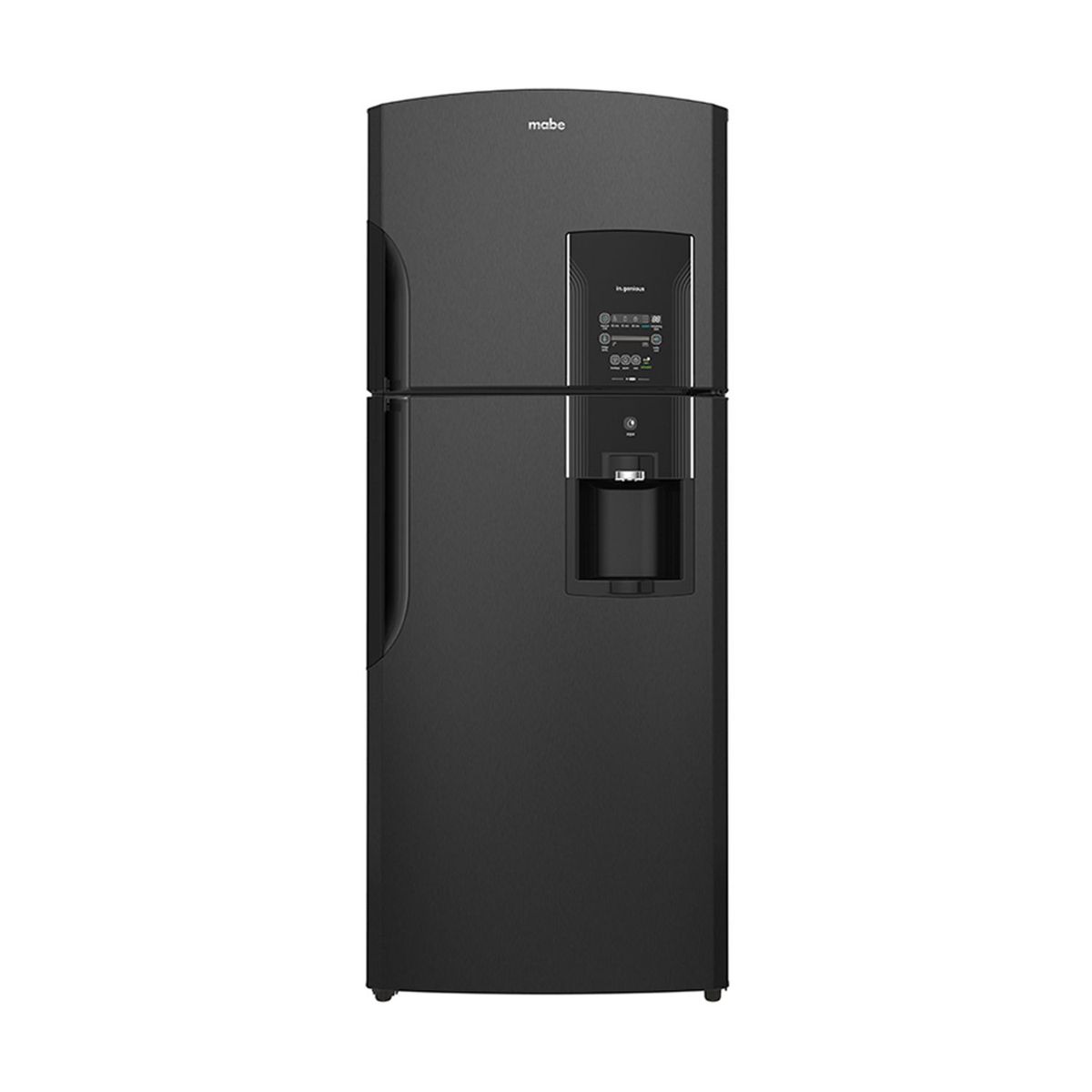 MABE - Nevera Mabe Congelador superior No Frost 513 Lt Black Steel  RMS510IFBQP0