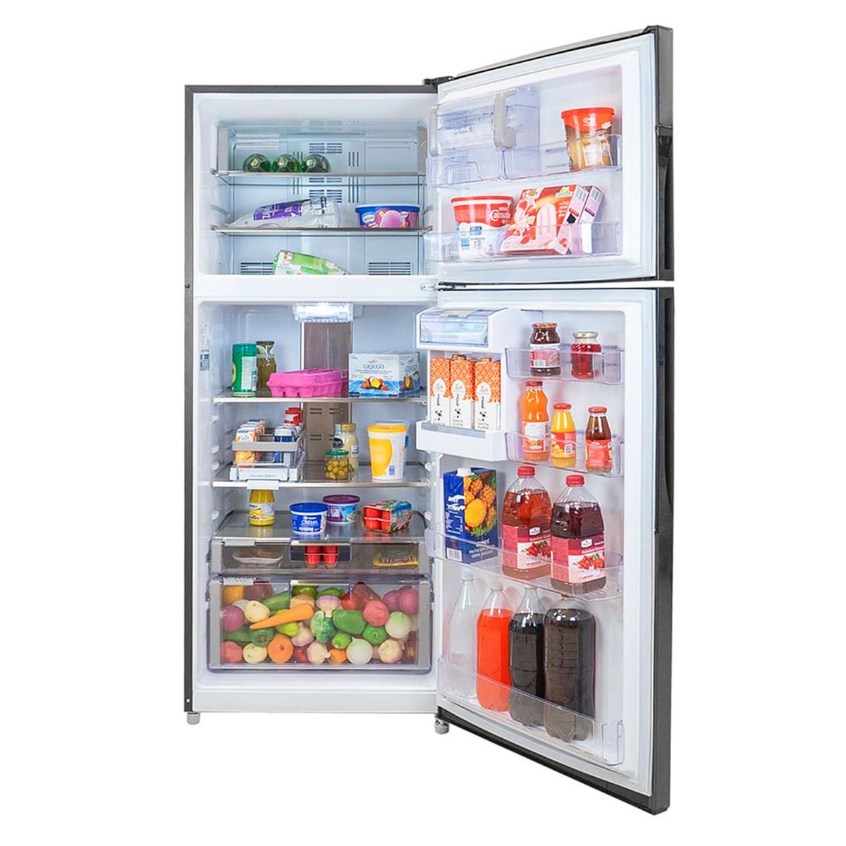 MABE - Nevera Mabe Congelador superior No Frost 513 Lt Black Steel  RMS510IFBQP0