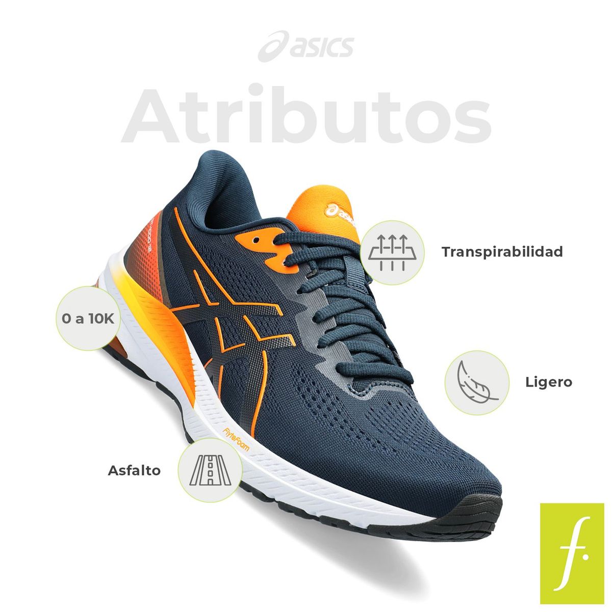 ASICS - Tenis Asics para Hombre Running Gt-1000 12