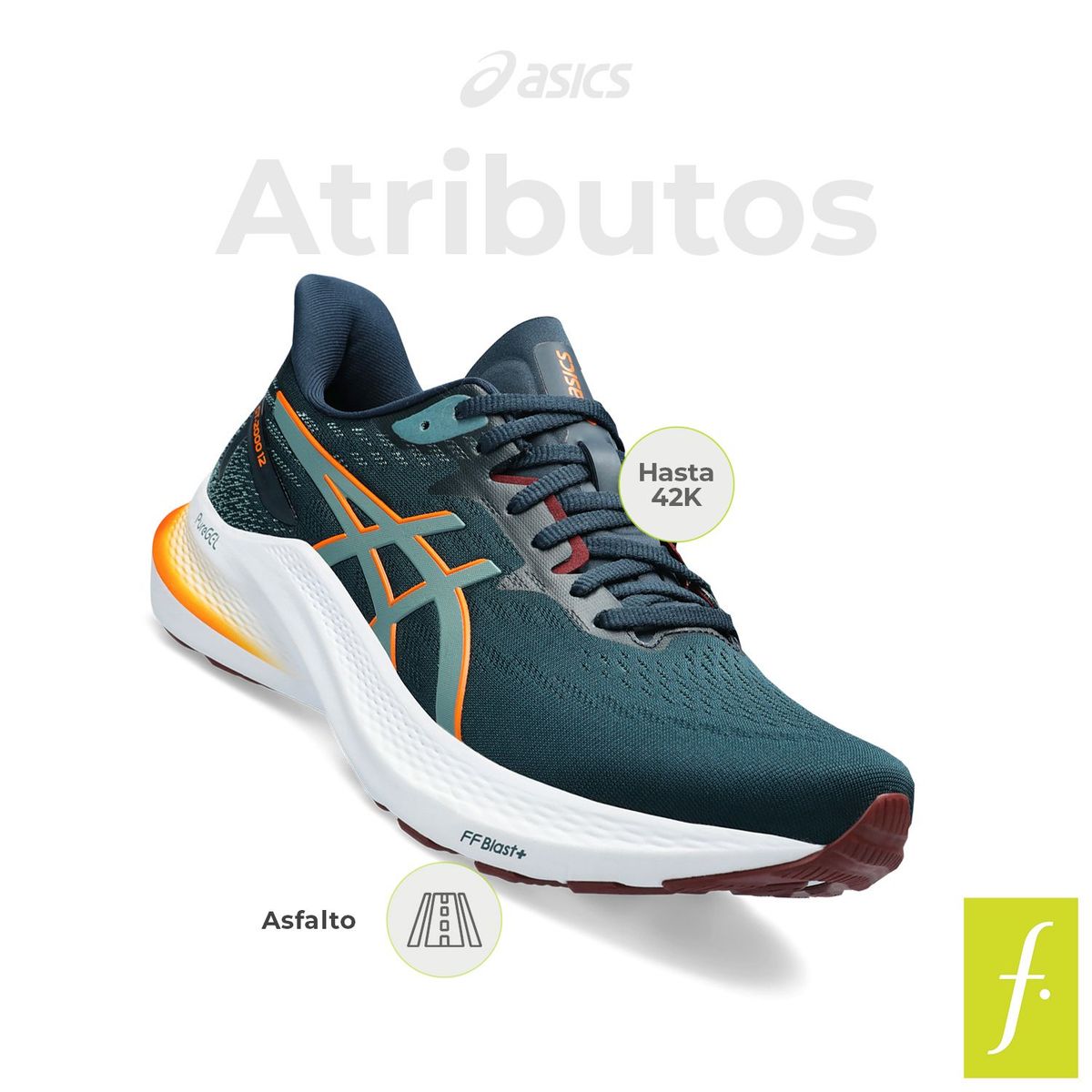 ASICS - Tenis Asics para Hombre Running Gt-2000 12