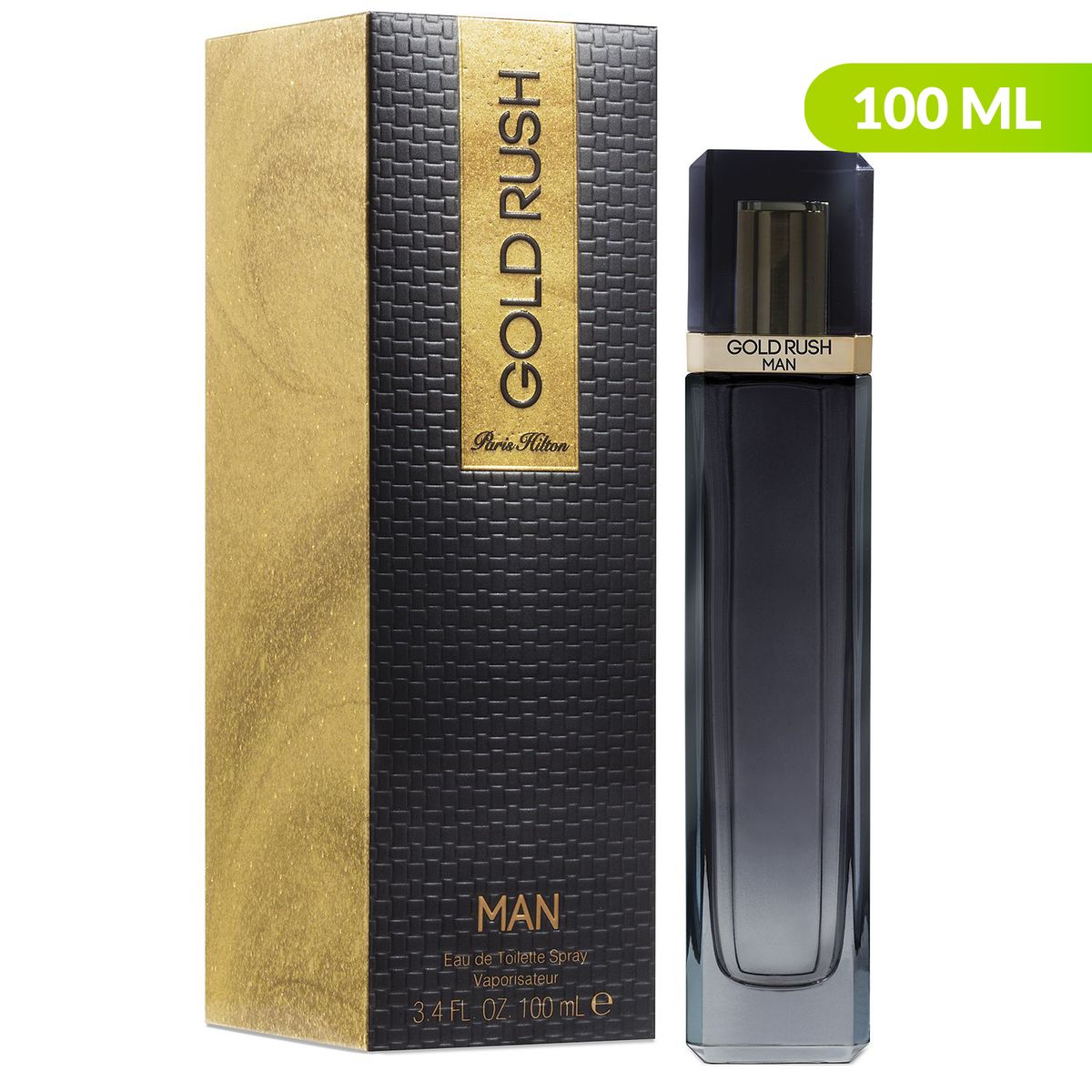 PARIS HILTON - Perfume Hombre Paris Hilton Gold Rush Men 100 ml Eau de toilette 