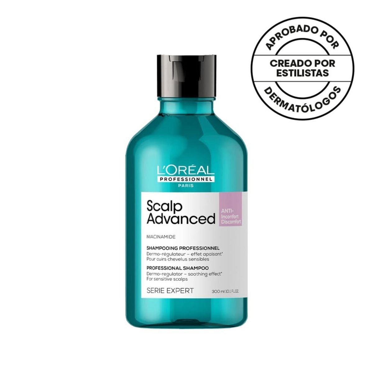 LOREAL PROFESSIONNEL - Shampoo LOréal Professionnel Scalp Advanced Anti Malestar 300 ml
