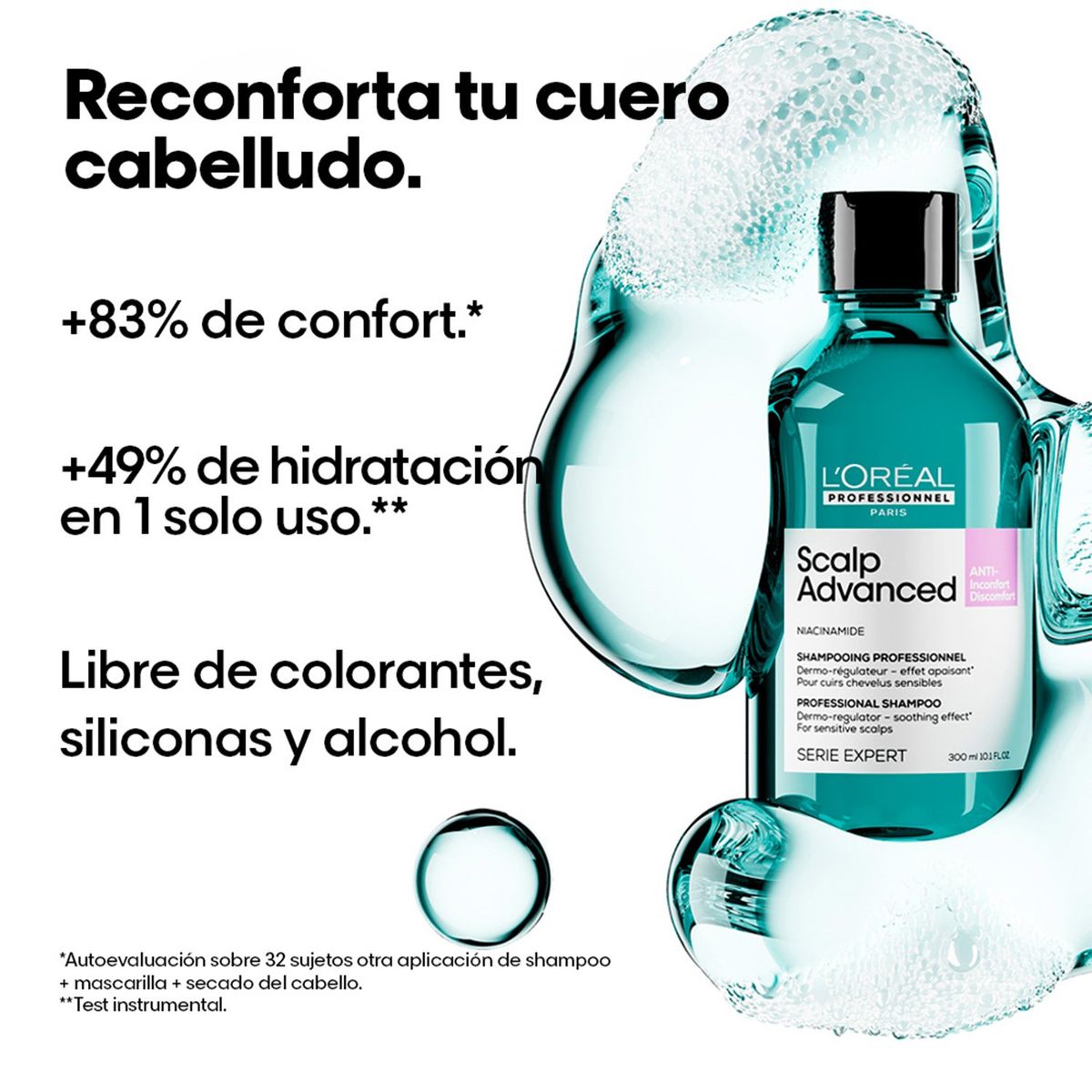 LOREAL PROFESSIONNEL - Shampoo LOréal Professionnel Scalp Advanced Anti Malestar 300 ml