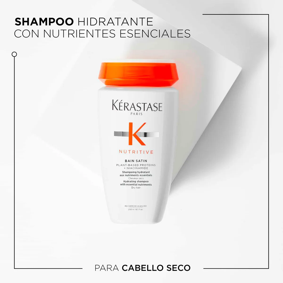 KERASTASE - Shampoo Kérastase Nutritive Satin hidratación cabello ligeramente seco 250ml