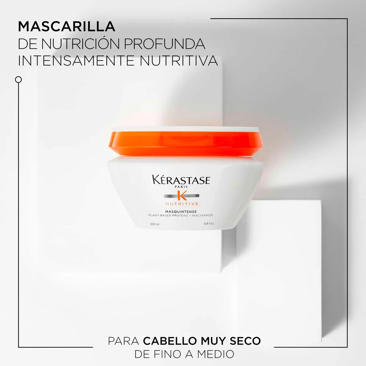 KERASTASE - Mascarilla Kérastase Nutritive Masquintense nutrición intensa para cabello seco 200ml