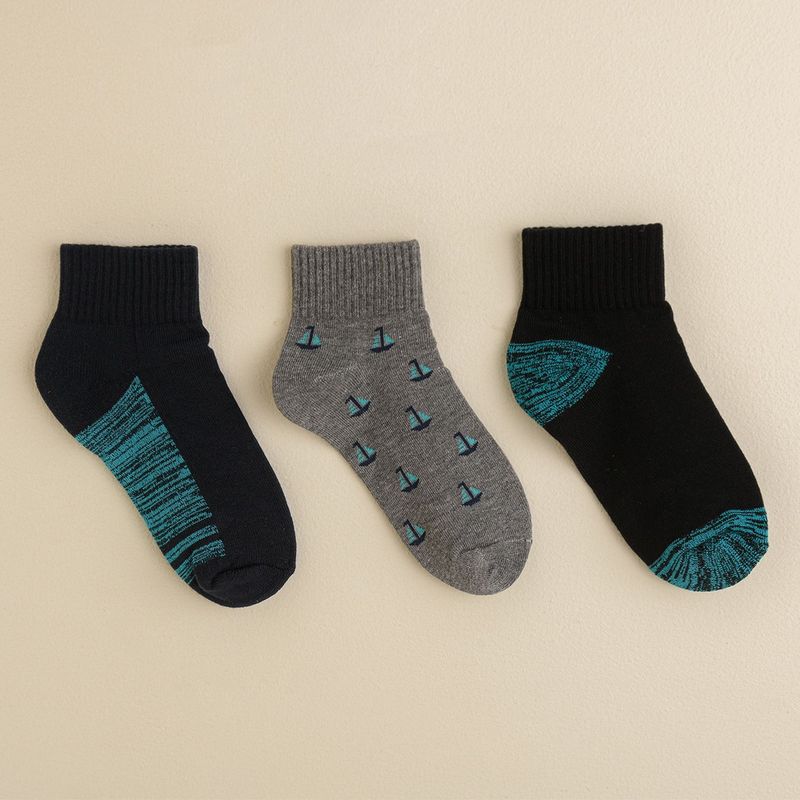 YAMP - Pack de 3 pares de Medias para Niño en Algodón Yamp