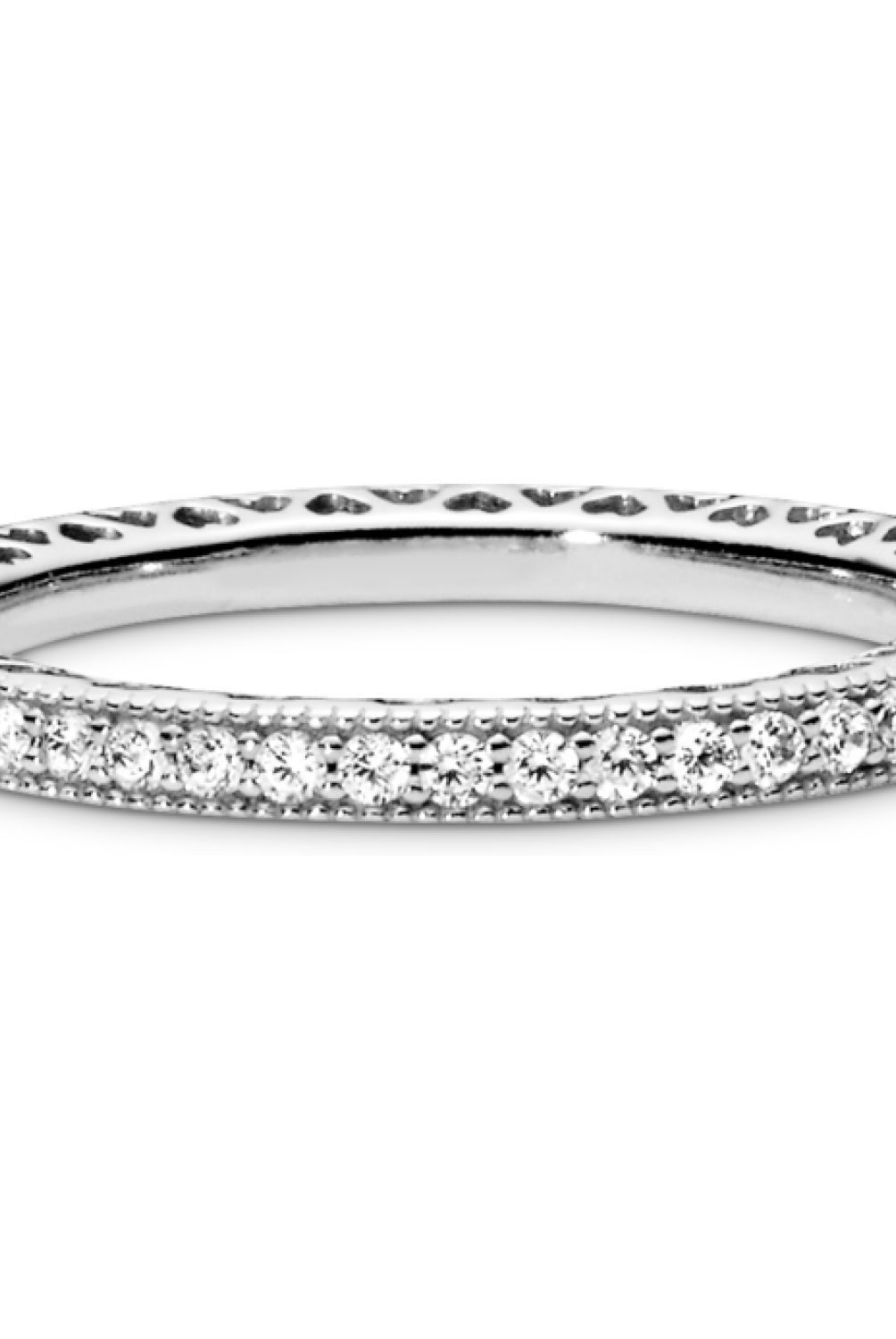 PANDORA - Anillo Pandora Corazones Plata Esterlina 