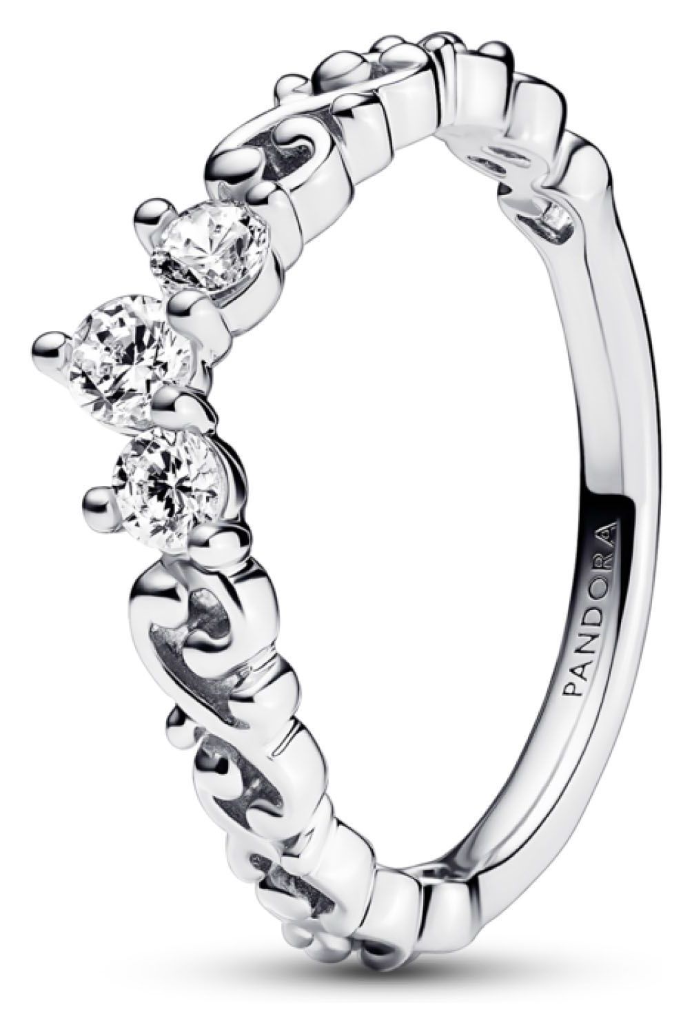 PANDORA - Anillo Pandora Tiara Real Remolino Plata Esterlina
