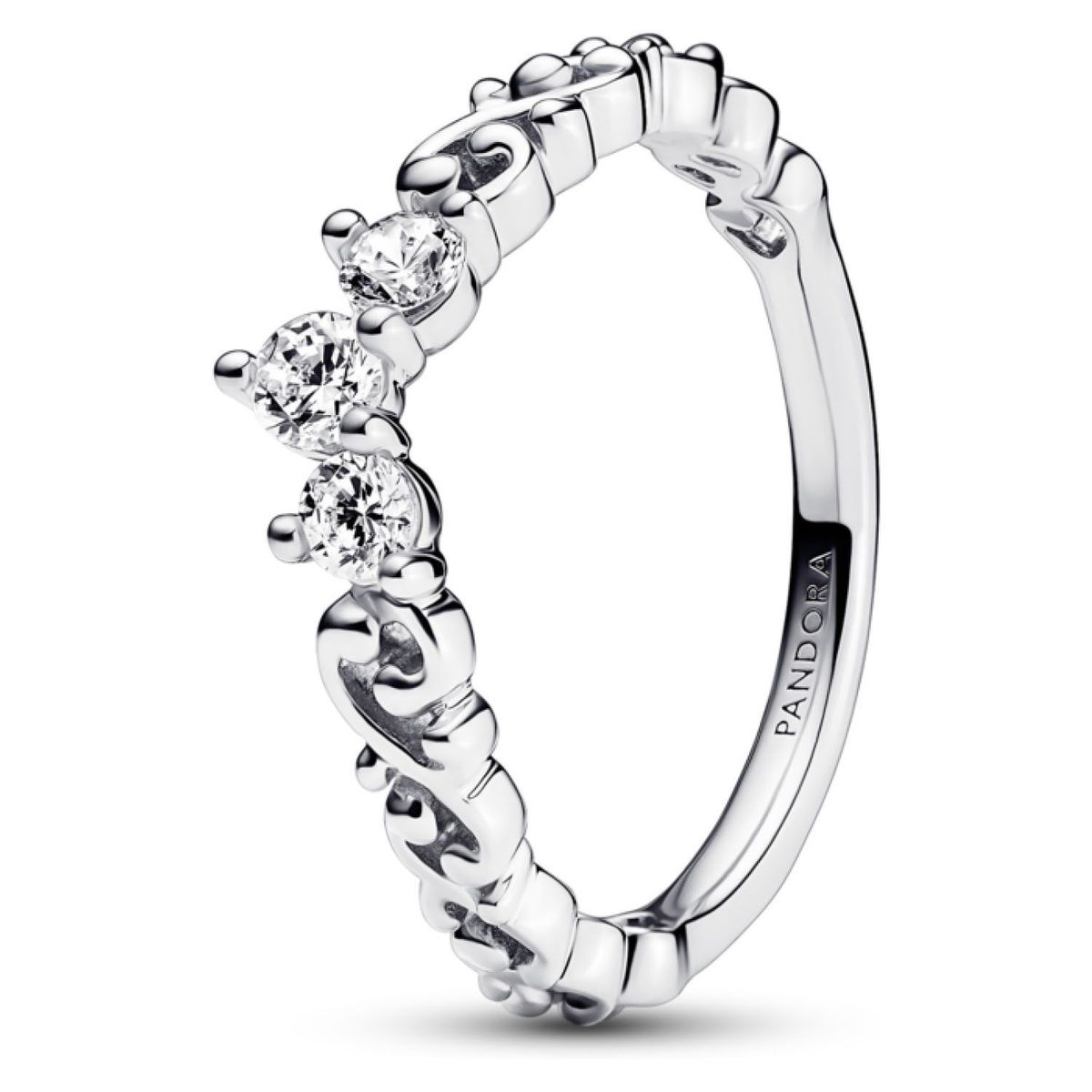 PANDORA - Anillo Pandora Tiara Real Remolino Plata Esterlina