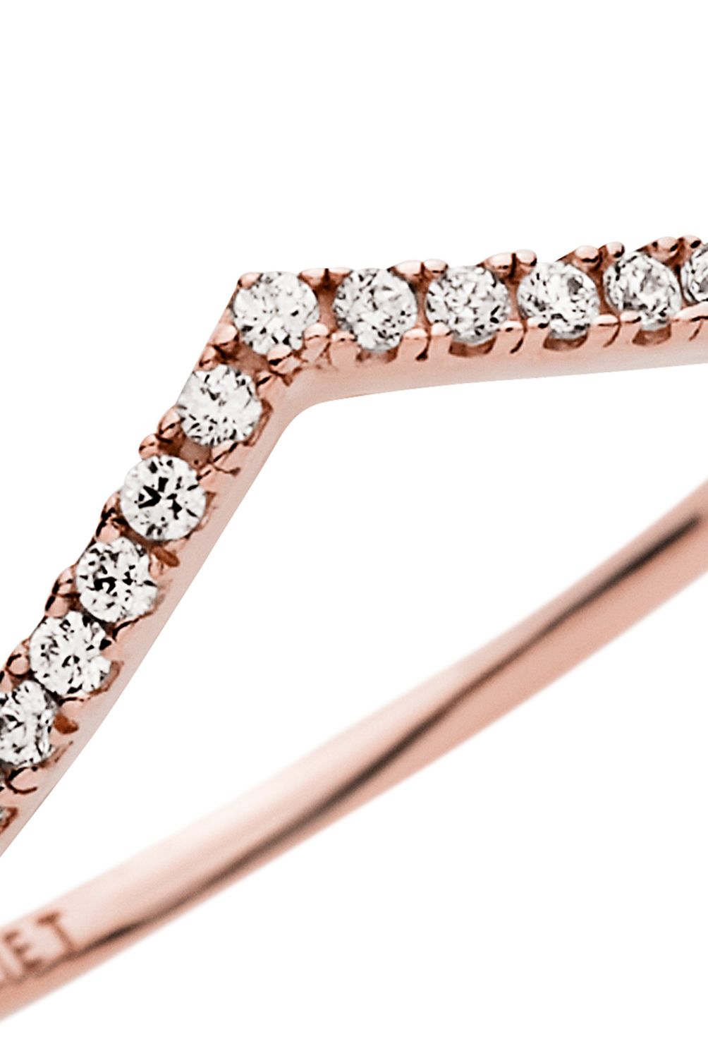 PANDORA - Anillo Pandora Deseo Clásico Resplandeciente Recubrimiento en Oro Rosa 