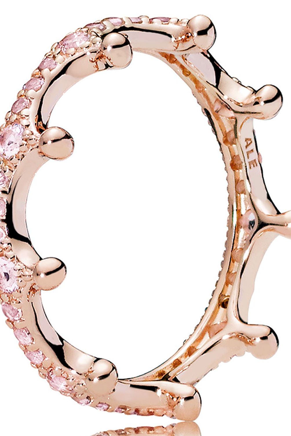 PANDORA - Anillo Pandora Corona Encantada Recubrimiento en Oro Rosa