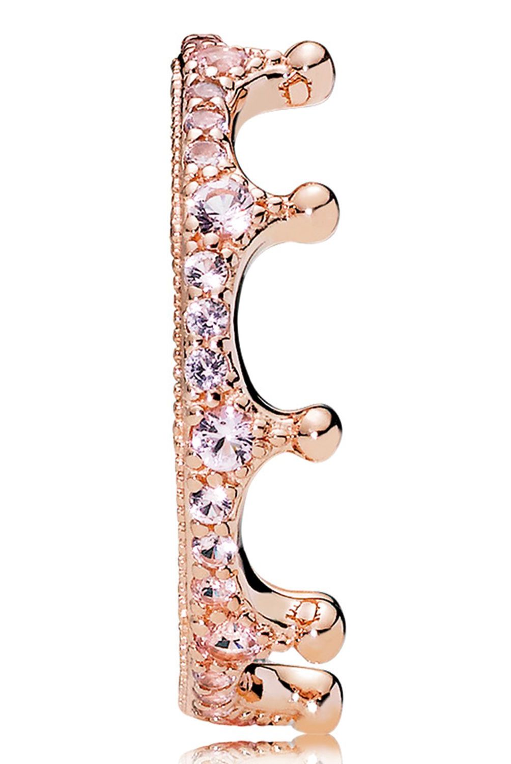 PANDORA - Anillo Pandora Corona Encantada Recubrimiento en Oro Rosa